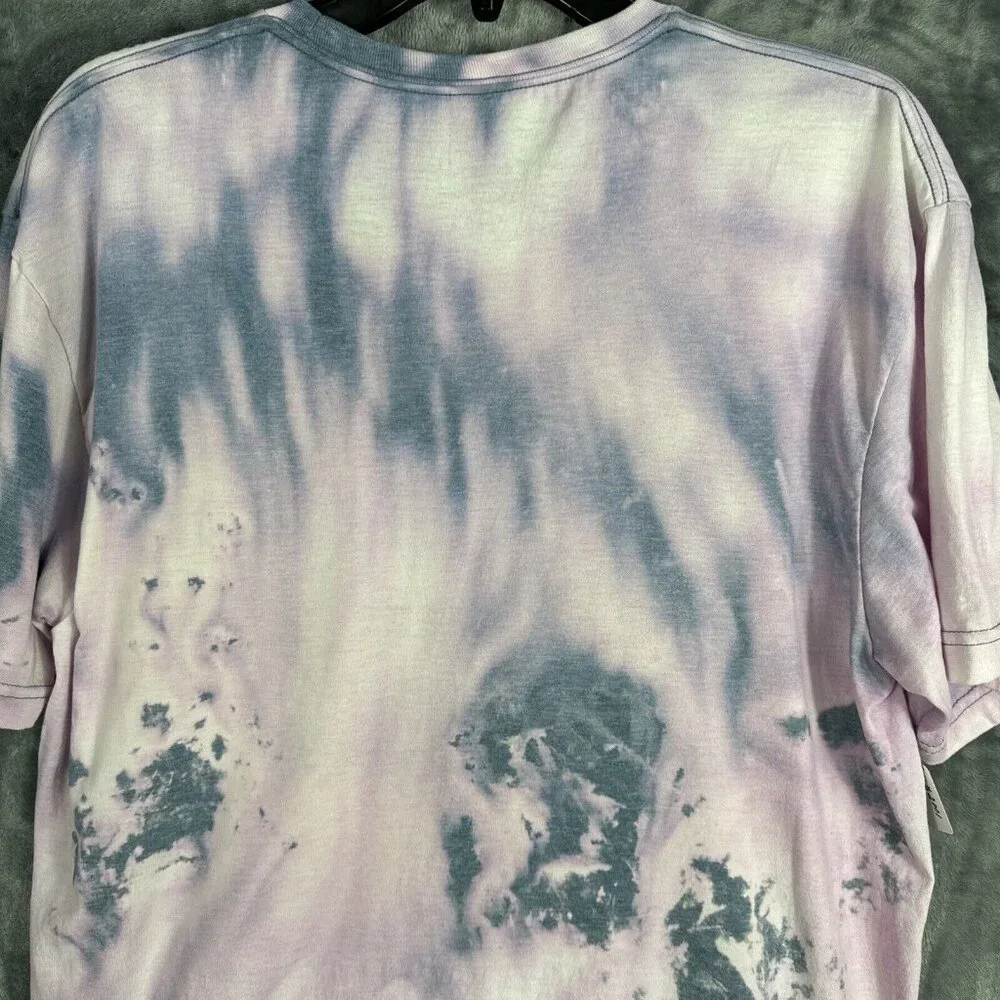 Women’s T-Shirt “All I Need Is Coffee And My Dog Tie Dyed Shirt Size Large